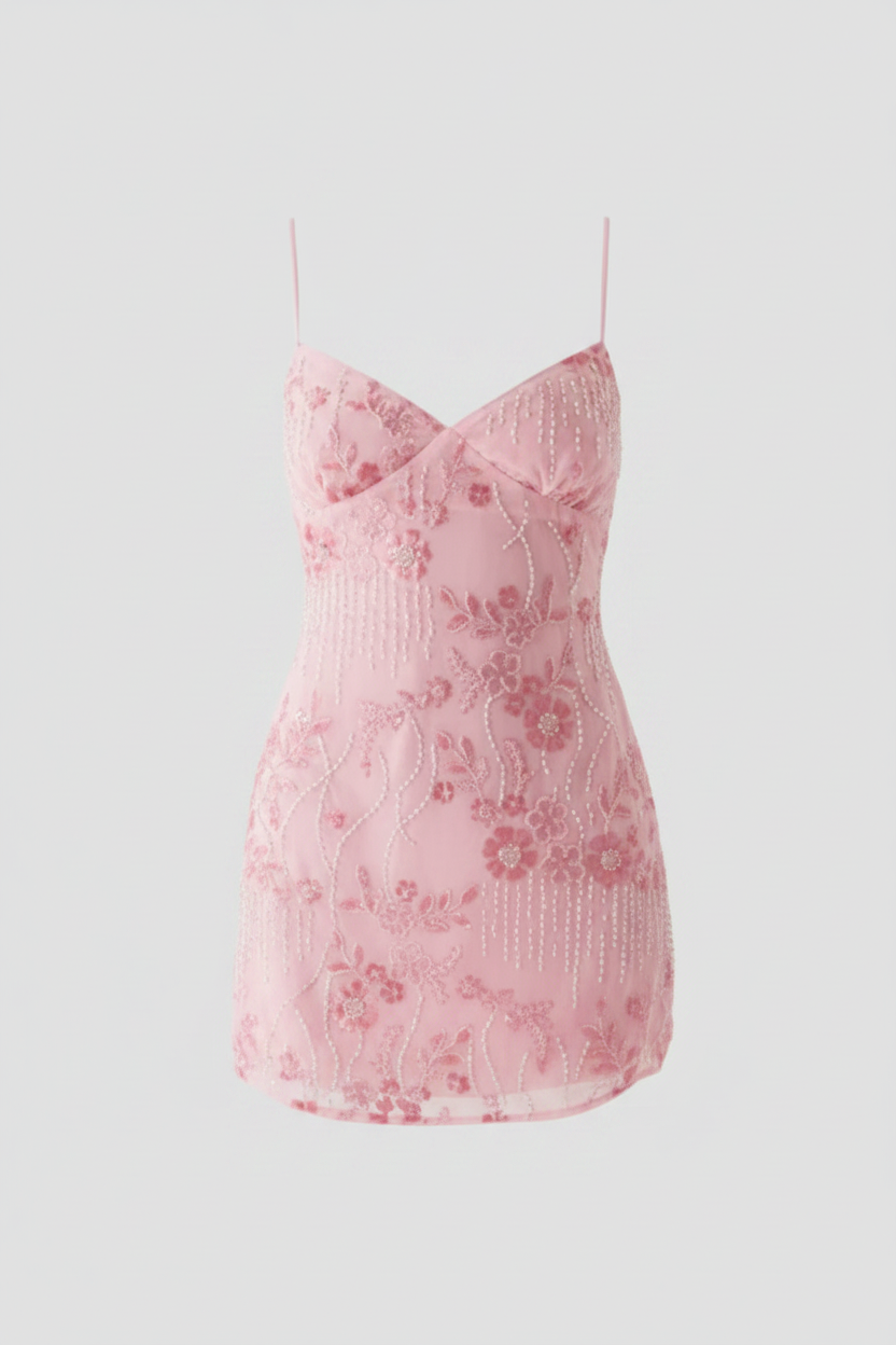Lilou Beaded Mini Dress