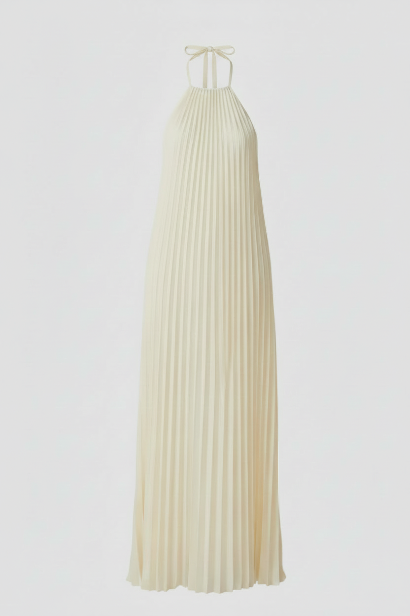 Arabella Pleated Maxi Dress