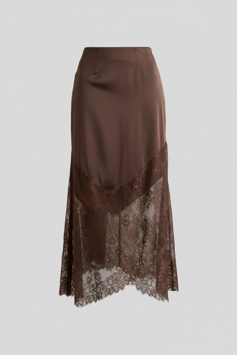 Louisa Lace Trim Skirt